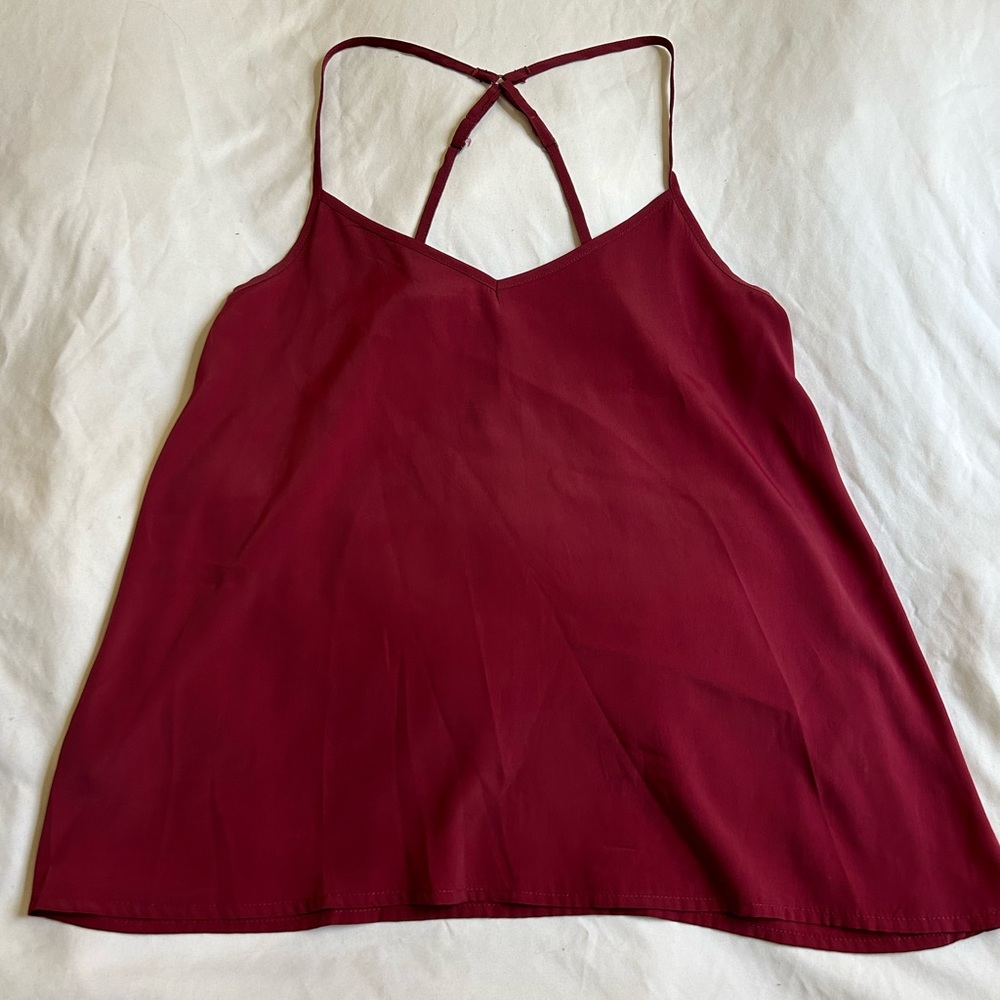 Red tank top